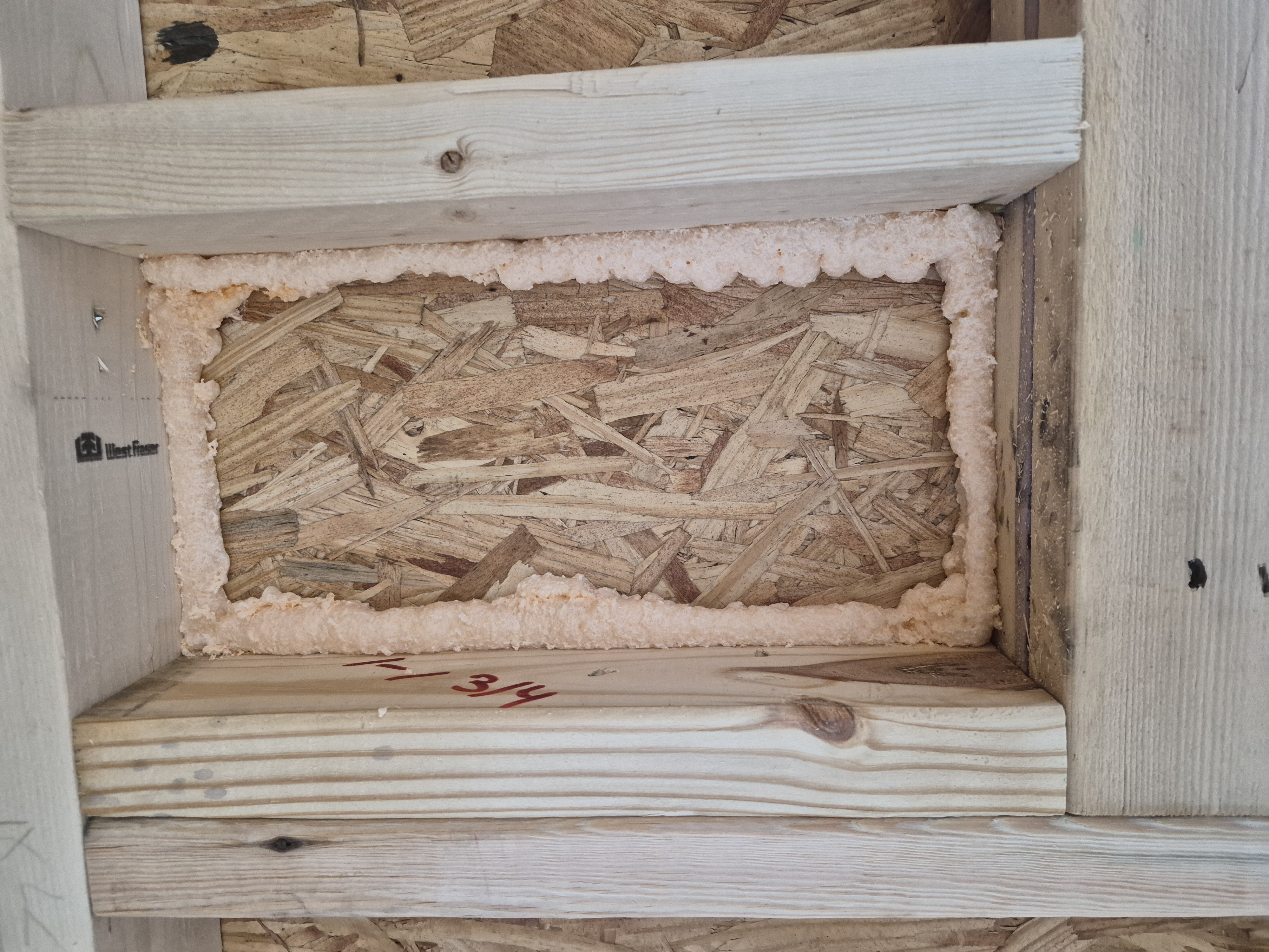 Air sealing framing gaps