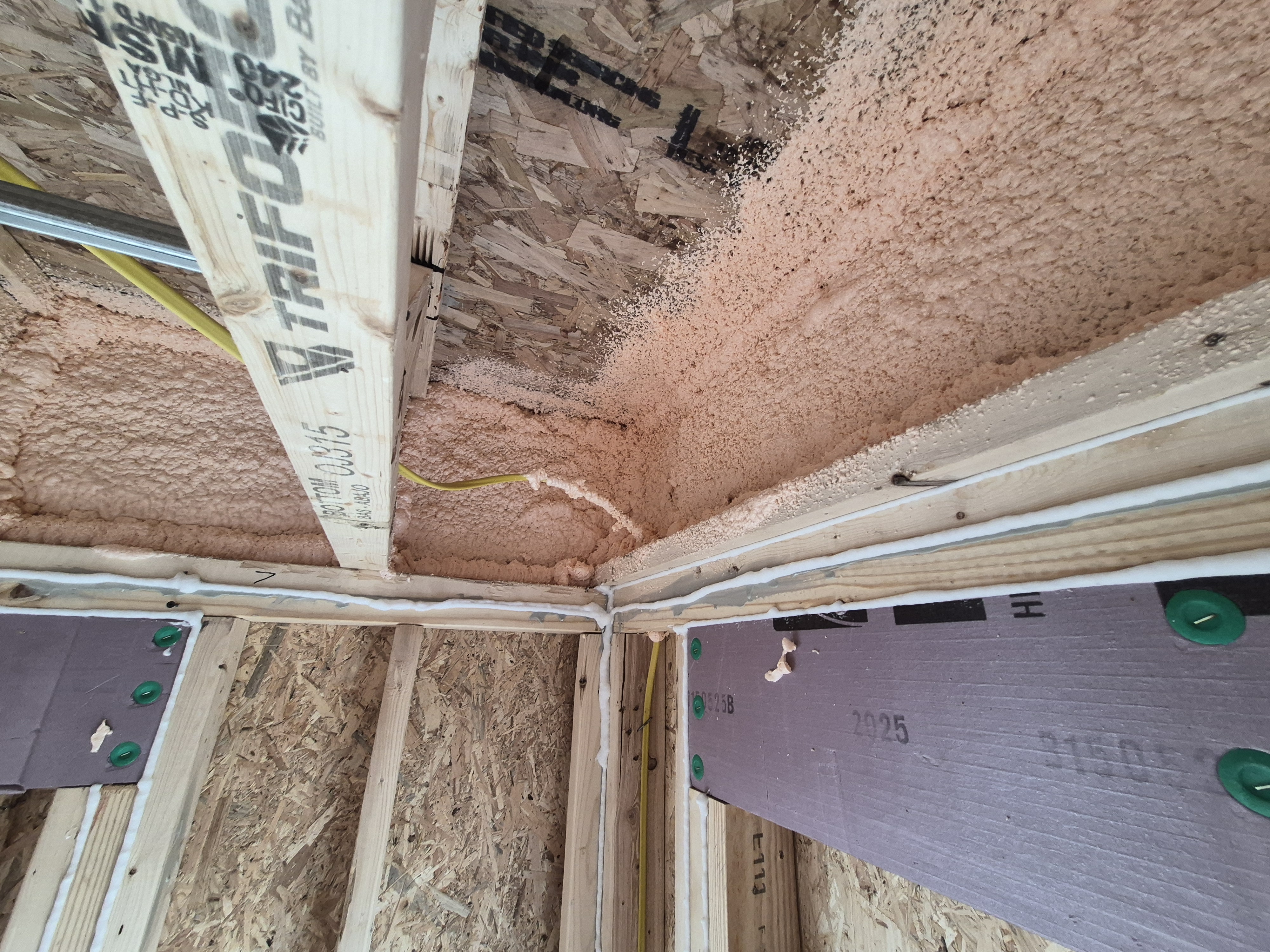 CoreSeal air sealing installation